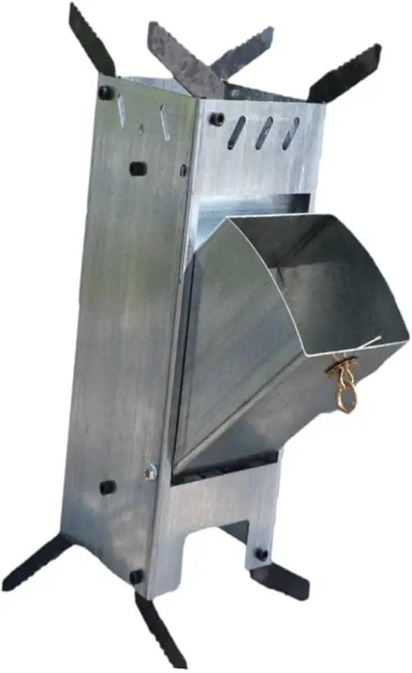 Vaveren Forno Versátil de aço para Acampamento Ao Ar Livre, Fogão a Lenha, para Churrasco, Pátio de Viagem