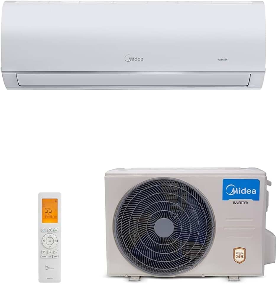 Ar condicionado Split Hi Wall Midea Connect Inverter 12.000 Btus Frio 127v R-32