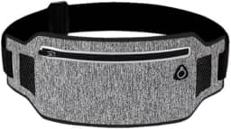 Pochete Esportiva Impermeável Slim Fitness Masculina Feminina Porta Celular Transversal Perfeita Para Corrida Academia Ciclismo Ou Passeios Para Levar Seu Celular Documento e Chaves (Preto)