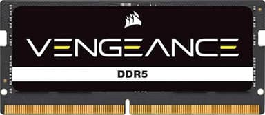 CORSAIR Memória de computador Vengeance SODIMM DDR5 RAM 48GB (1x48GB) 5200MHz CL44 Intel XMP iCUE - Preto (CMSX48GX5M1A5200C44)