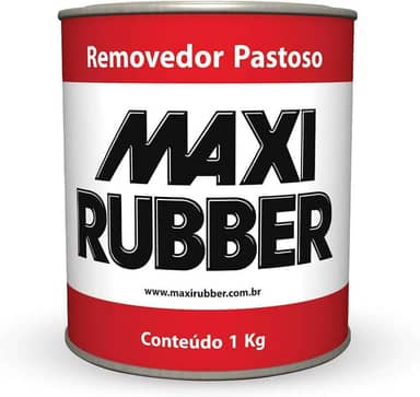 Removedor de Tinta Pastoso Maxi Rubber 1 Kg