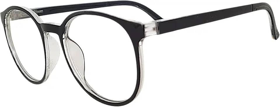 Óculos Masculino Redondo Sem Grau Armação Geek Acessório