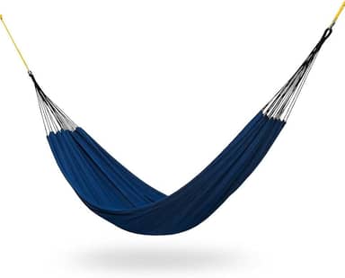 Rede de Dormir Jeans Life Basic Azul Royal com Preto