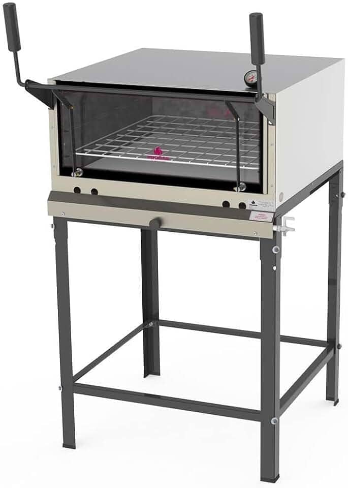 Forno Industrial Progás Prp-770 G2 125l A Gás Inox Com Pedra Refratária E Cavalete P45093
