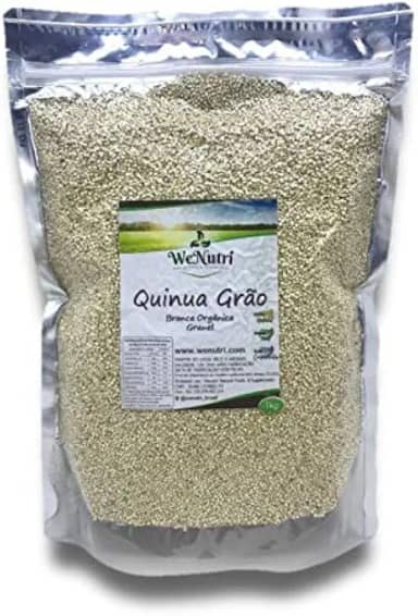 Quinoa Quinua Branca em Grãos Peruana 1Kg Wenutri