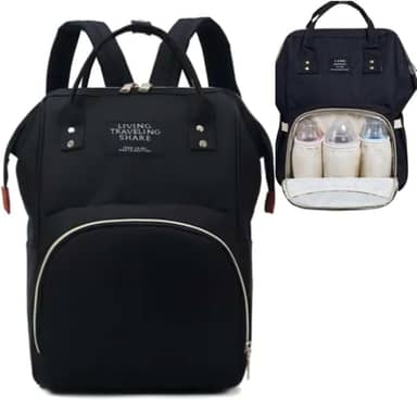 Mochila Maternidade Bolsa Bebê Multifunção Impermeável Portátil Para Fraldas e Mamadeiras e Alça de Mão Confortável - TUBARÃO STORES