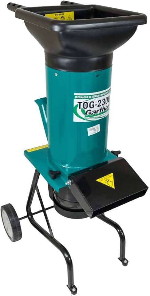 Triturador Resíduos Orgânicos Tog2300 1,5cv para Galhos até 5cm Diâmetro Garthen TENSÃO:220V