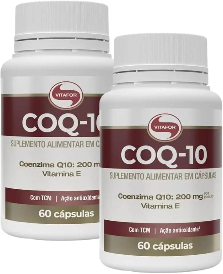COQ 10 (coenzima Q10) - 2 unidades de 60 cápsulas - Vitafor