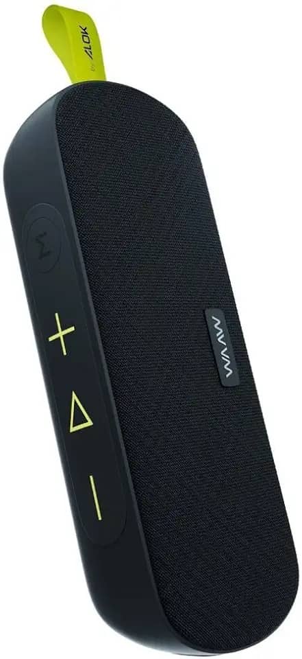 WAAW by ALOK Caixa de Som US 100SB Bluetooth, Resistente à Água e Entrada para Cartão de Memória Micro SD, TWS, 10W RMS