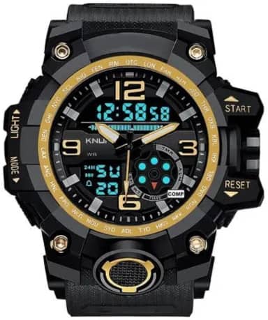 Relogio Masculino Shock Esportivo Grande Resistente À Água