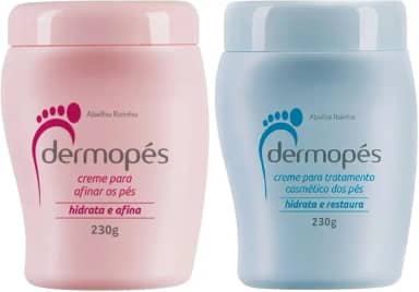 Kit Creme Dermopés Restaura e Afina Spa dos Pés Abelha Rainha 230g Cada