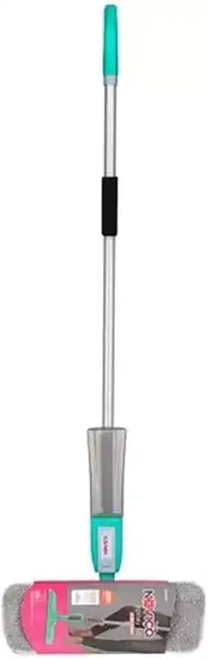 Noviça - Mop Spray Fit e Tecido de Microfibra para Limpeza Rápida, Cabo Articulado e Reservatório Plástico para Inserção do Produto de Limpeza, Bettanin