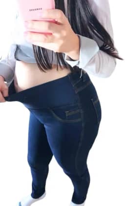 Calça Gestante Skinny Jeans com Elastano