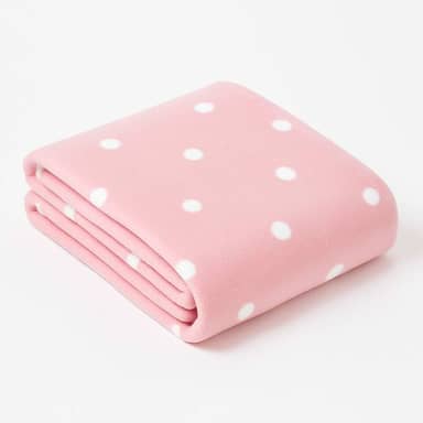 Manta Cobertor Em Microfibra Dyuri Mix 180x200cm Toque Aveludado Estampada Em Bolinhas Poa 1 Peça | ADMIRARE (ROSA)
