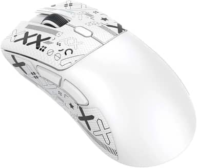 Mouse Gamer ATTACK SHARK R1 Sem Fio 18000 DPI Sensor PAW3311 RGB Recarregável – Alta Precisão e Design Ergonômico (Branco)