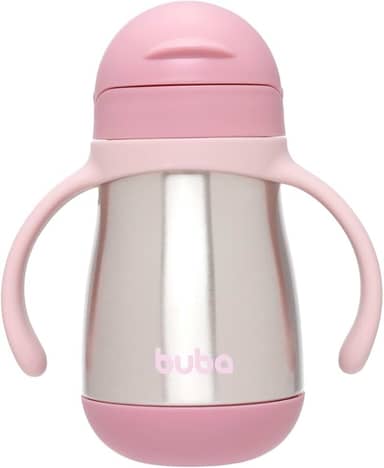 Copo Térmico Parede Dupla Com Alça Rosa