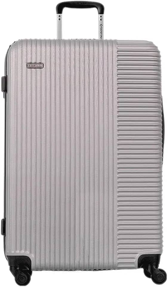 Mala De Viagem Grande com Rodas 360° Classy 28 Sestini (Prata)