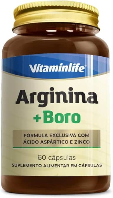 Vitaminlife Arginina +Boro (+ Ácido Aspartico + Zinco)