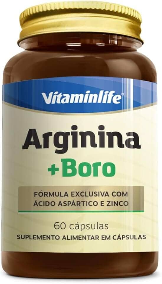 Vitaminlife Arginina +Boro (+ Ácido Aspartico + Zinco)
