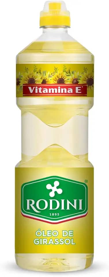 Rodini Óleo De Girassol 900Ml Alimentos Óleo Refinado Comestível De Girassol Dourado Livre De Glúten E Non Gmo Fonte De Ômega 6 E Vitamina E Agricultura Familiar Embalagem