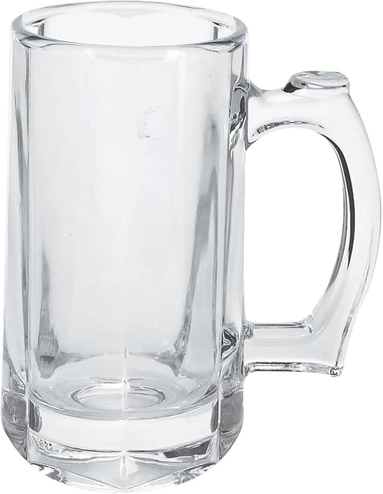 Mimo Style, Caneca de Vidro para Chopp Beer 380ml Design Clássico e Resistente
