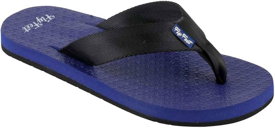 Sandália Ortopédica Fly Feet Masculina, Ortho Pauher, Azul Marinho, 39/40