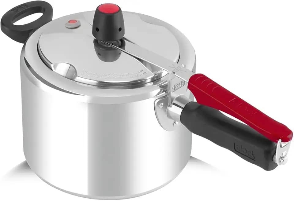 Panela de Pressão Polida 4,5L Fechamento Interno, CLOCK 9295302823, Polido