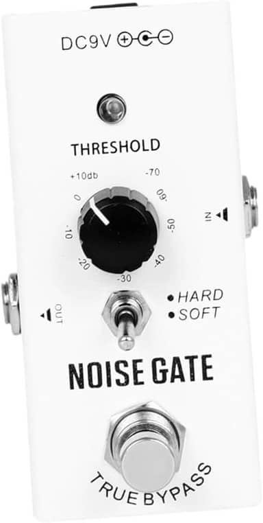 Almencla Noise Gate Pedal Noise Killer Pedais para Som Guitarra Elétrica Baixo Elétrico