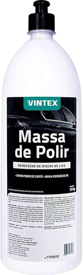 Produto para Polir Pintura de Carro Massa de Polimento 1,8kg Vintex