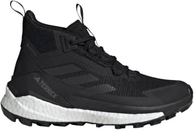 Tênis de caminhada feminino Terrex Free Hiker 2 Gore-tex, Preto/Preto/Branco, 40