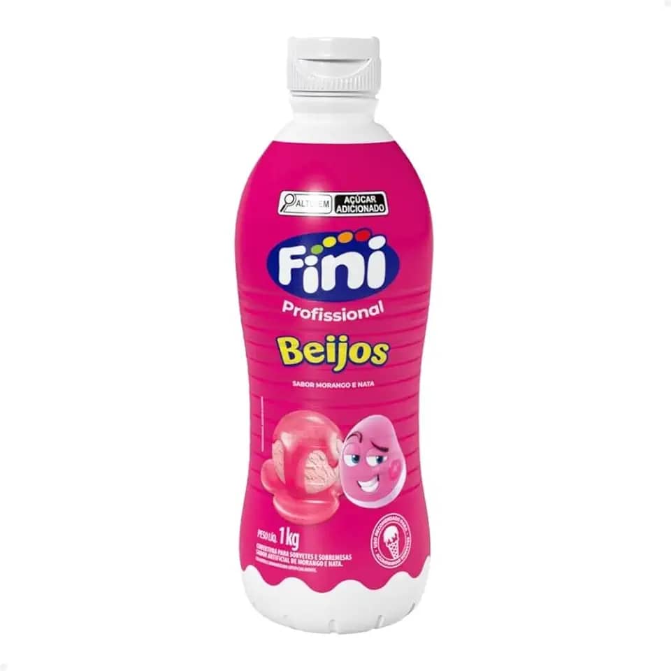 Calda Para Sorvete Beijos 1kg Fini