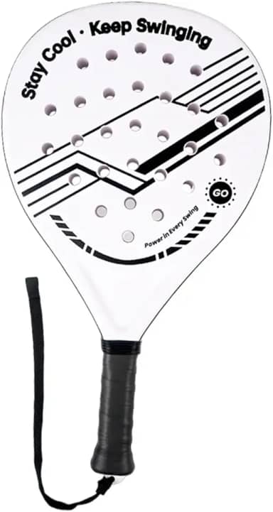 Raquete de Padel Leve para Iniciantes, Feita de Madeira Epe, Ideal para Recreação em Ambientes Internos E Atividades Físicas.