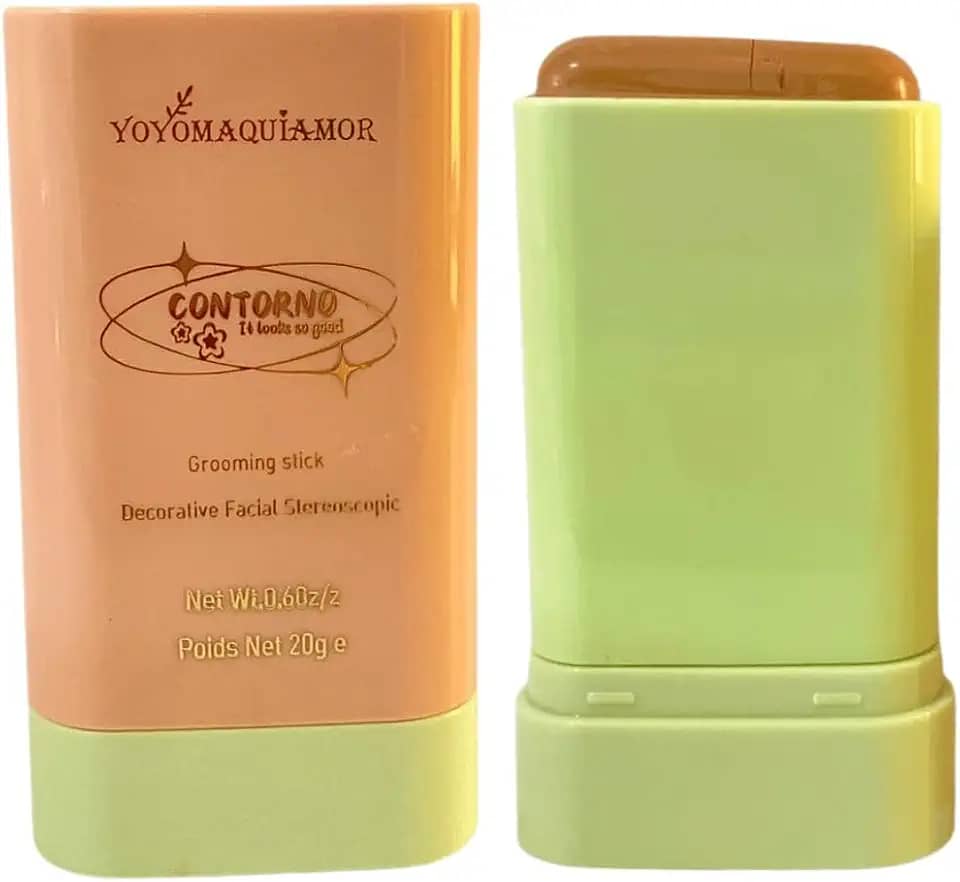 Contorno Stick Cremoso Yoyomaquiamor Bastão Facial com Textura Suave Efeito Bronzeado (Cor 02)