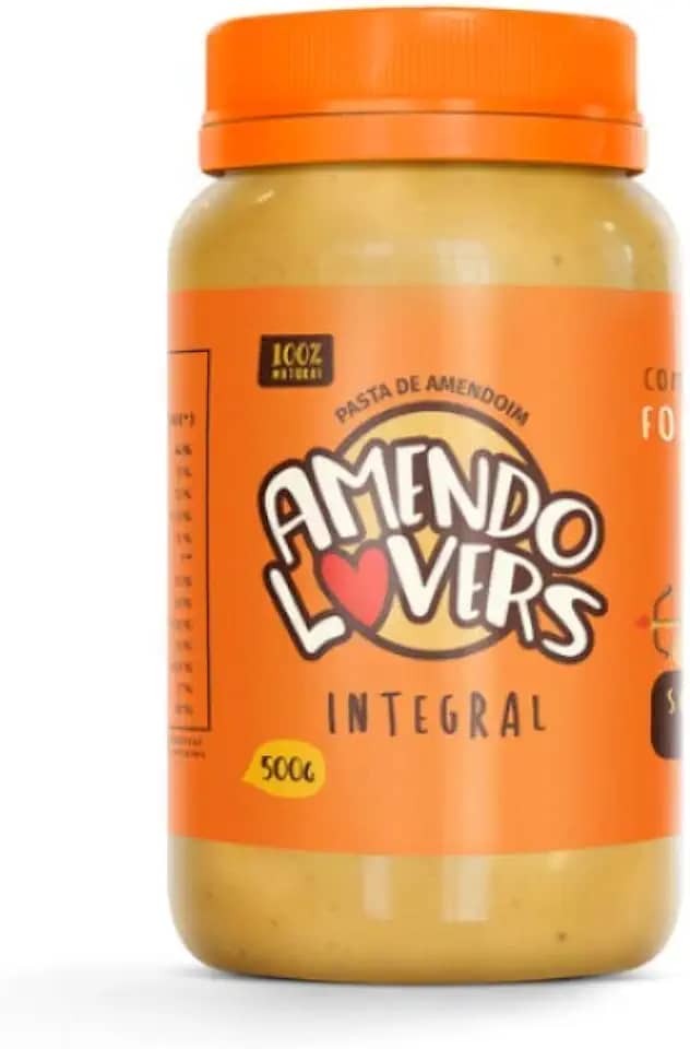 Pasta De Amendoim Integral Amendo Lovers 500g