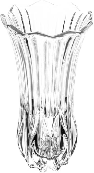 WOLFF - Vaso de Vidro Tulipa 10cm x 10cm x 19cm