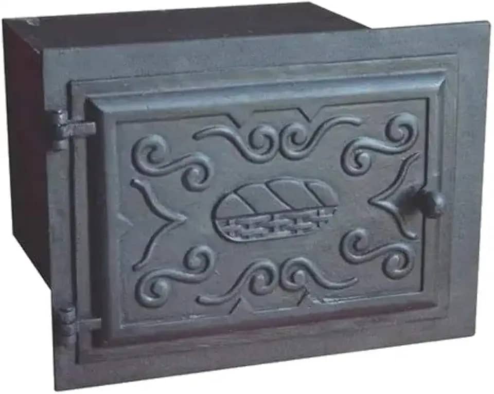 Forno Ferro Fundido Tampa Ferro Fogão Lenha 48x35x30cm P