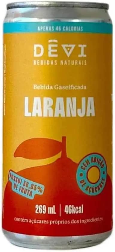 Refrigerante Natural DÊVI - Laranja 269 mL