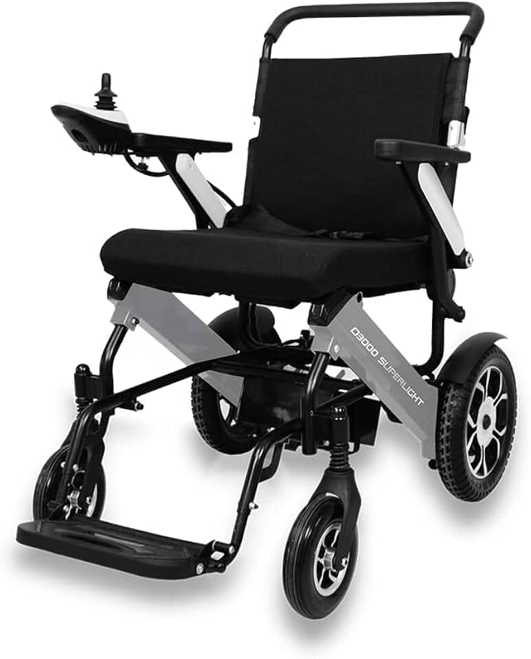 Cadeira Motorizada de Alumínio 120 kg D3000 Super light Dellamed