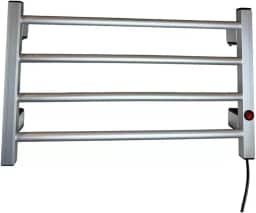 Toalheiro Elétrico 4 Barras com Seletor de Voltagem 110/220V (Prata)