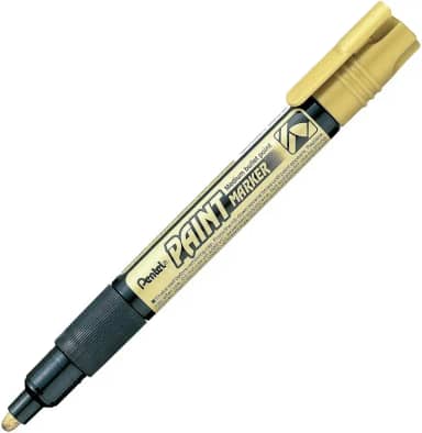 Pentel MMP20 Marcador Permanente, Dourado, 4 mm