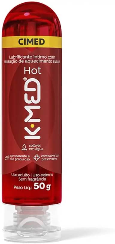 K-med Hot Lubrificante Íntimo que Aquece com 50g