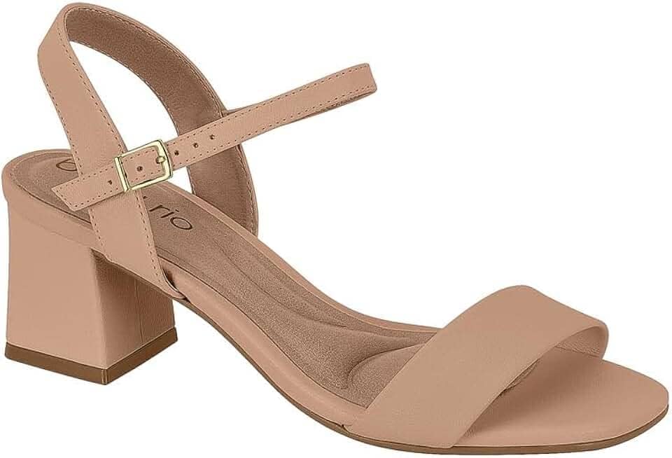 Sandália Feminina Beira Rio – Fivela, Salto Bloco, Conforto, Leve e Uso Diário – Moderna e Elegante