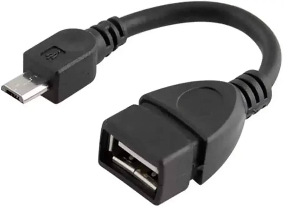 Cabo USB OTG V8 Fêmea