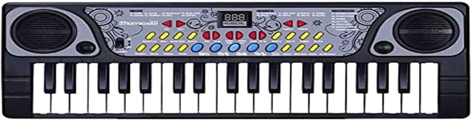 Teclado Infantil com Microfone 37 Teclas BX1622, DM Toys