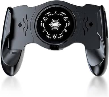 JK01S Ventilador de refrigeração para jogos para celular, preto, luz RGB, radiador de refrigeração semicondutor de clip-on