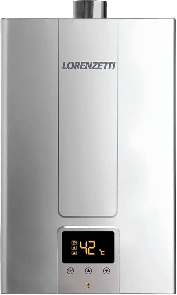 Aquecedor de Água a Gás LZ 2500DE-i Inox GLP 25Lts/Min. Digital Lorenzetti