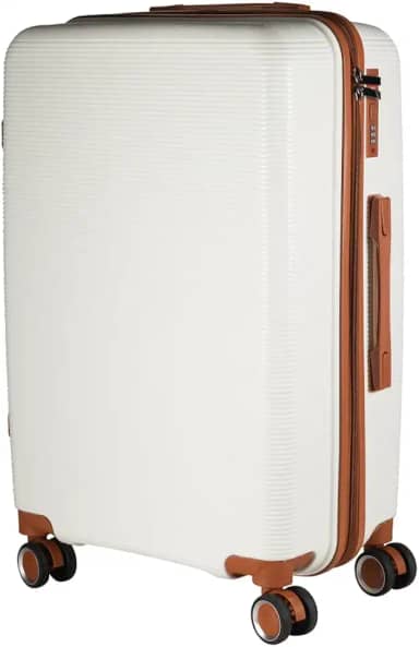 Mala de bordo em Polipropileno 4 rodas 360º - AeroMalas Irlanda (Branco)