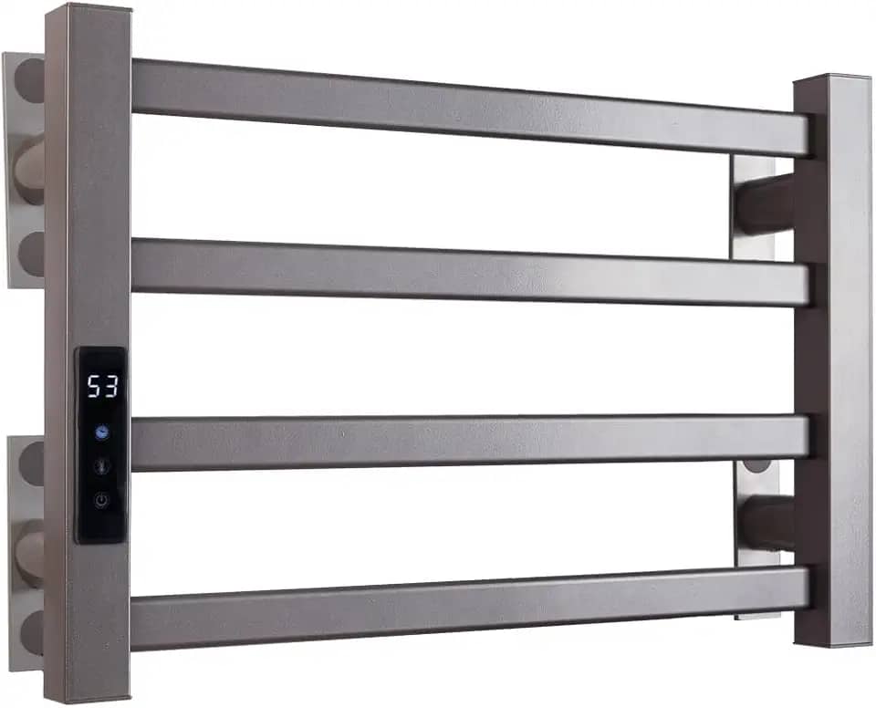 Toalheiro Elétrico 30x45 Térmico com Display Digital e Temporizador 110V (Cinza Escuro)