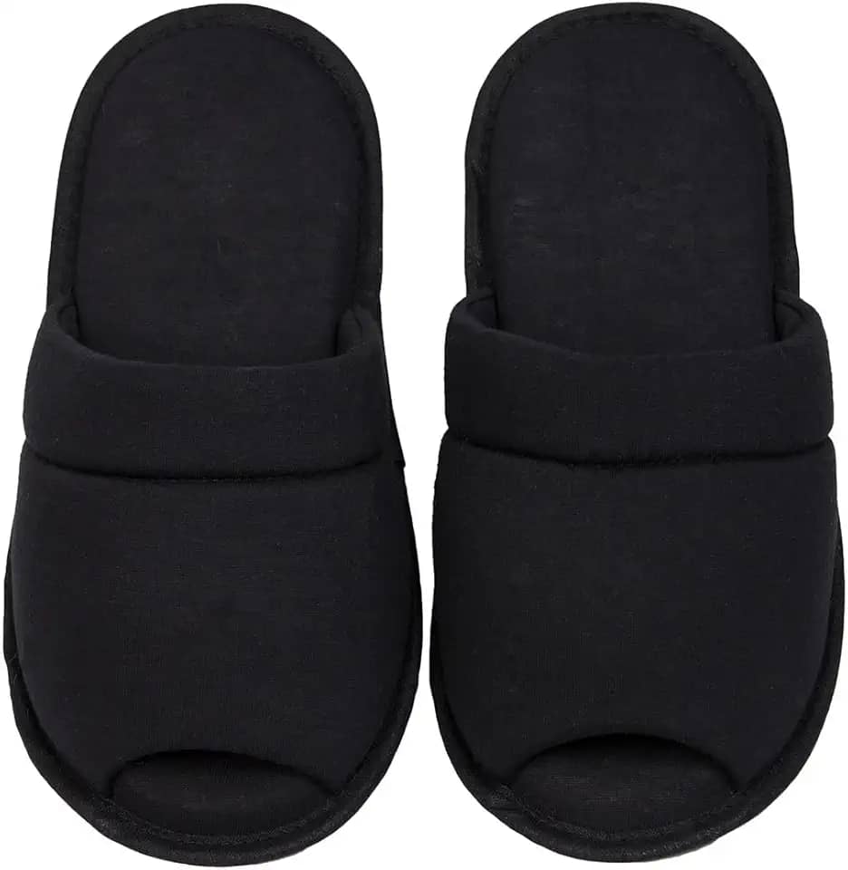 Chinelo Pantufa Masculina Aberta Em Meia Malha
