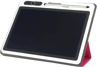 Caderno Digital, Tablet De Escrita, Caderno Eletrônico Com Caneta, Notebook Inteligente Com Caneta Lcd, Tablet De Escrita Com Capa Protetora Pu De 9 Tamanhos(Rosa vermelha)